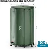 Barile per la pioggia pieghevole Wiltec da 500 l con Anteprima dell’immagine prodotto 9
