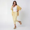 Caprihose Kurze Sommerhose mit Stretch 36 bis 48 Produktbild-Vorschau 3