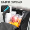 HOMCOM Einkaufstrolley klappbar Einkaufswagen mit Kühlfach Produktbild-Vorschau 5