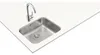 Teka Be 50.40 Max Spüle Silber  Silber One Size Produktbild-Vorschau 5