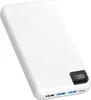 A white power bank is shown against a white background. Produktbild-Vorschau