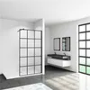 B.120cm x H.200cm 8mm NANO Glas Walk in schwarz Produktbild-Vorschau 1