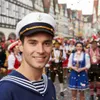 MFH Marineschirmmütze, Anker gold bestickt Produktbild-Vorschau 5