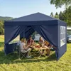 FCH Faltpavillon 3x3 m Gartenpavillon mit 4 Seitenteilen, Produktbild-Vorschau 4