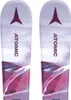 A pair of skis with a purple and pink abstract design. Produktbild-Vorschau