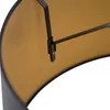 Baumwolllampenschirm schwarz 40/35/22 mit goldener Produktbild-Vorschau 2