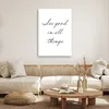 Leinwandbild Aufschrift: Sieh das Gute in allem 80x120 Produktbild-Vorschau 2