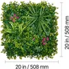 SucceBuy Umělý živý plot 50 x 50 cm, sada 12 kusů, 3D Náhled obrázku produktu 8