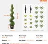 VEVOR, set de plantas artificiales de boj en espiral, 152,4 Vista previa de la imagen del producto 7