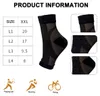 Ponožky pro neuropatii pro muže a ženy, 4 páry kompresních Náhled obrázku produktu 3