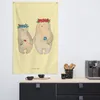 Mr. & Mrs. Panda Wandbild Bären mit Blumenkranz - Gelb Produktbild-Vorschau 3