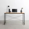 Scrivania 180x60 in legno e acciaio in stile industriale Anteprima dell’immagine prodotto 1