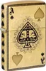 Accendino Zippo Ace of Skulls Design 540 in ottone Anteprima dell’immagine prodotto 2
