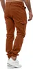 Tazzio Pantaloni cargo da uomo Regular Fit 16610 Camel L Anteprima dell’immagine prodotto 4