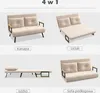 Sofa rozkładana HOMCOM 4 w 1, 2-osobowa sofa z funkcją Podgląd zdjęcia produktu 4