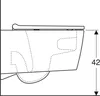 Geberit ONE Wand-Tiefspül-WC, mit TurboFlush und WC-Sitz Produktbild-Vorschau 9