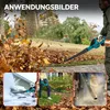 Akku Laubbläser Elektrischer Gebläse Mit 2 Akku Und Produktbild-Vorschau 8