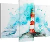 Bild auf Leinwand - Leinwandbild - Leuchtturm Wasser Produktbild-Vorschau 1
