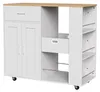 Isola da cucina con piano di lavoro Carrello da cucina Anteprima dell’immagine prodotto 8