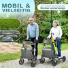 KESSER® Rollator Aluminium faltbar, höhenverstellbar & bis Produktbild-Vorschau 8
