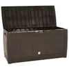 Zahradní úložný box hnědý 119 x 48 x 60 cm polypropylen Náhled obrázku produktu 4