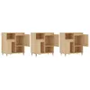 vidaXL Sideboards 3 pcs. chêne Sonoma bois composite Voir les images du produit 4