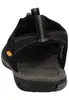 The back view of a black KEEN sandal. Produktbild-Vorschau