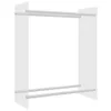 vidaXL Porta legna trasparente 80x35x100 cm in vetro Anteprima dell’immagine prodotto 1