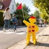 Relaxdays Waarschuwingsfiguur voor kinderen, met vlag, Productafbeelding-voorbeeld 3