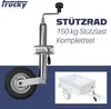 Roue jockey Trucky pour remorque Roue de timon avec support Voir les images du produit 2