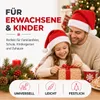 2er Samt Weihnachtsmütze Nikolausmütze rot - Weihnachten Produktbild-Vorschau 8