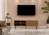 Televizní stolek HWC-N78, nízký TV stolek, skandinávský Náhled obrázku produktu 9
