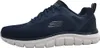 A side view of a blue Skechers sneaker on a white background. Produktbild-Vorschau