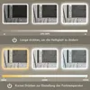 HOMCOM Badspiegel mit Beleuchtung 90x70 cm LED Spiegel mit Produktbild-Vorschau 6