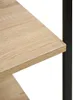 vidaXL Police na mikrovlnnou troubu Black Oak 60×39,6×79,5 Náhled obrázku produktu 5
