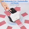 2 in 1 Automatischer Kartenmischer und Austeiler, 360° Produktbild-Vorschau 3