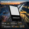 ENOVALITE LED Fluter 100 W 4000 K neutralweiß schwarz IP65 Produktbild-Vorschau 2