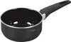 A black saucepan with a black handle is shown against a white background. Anteprima dell’immagine prodotto
