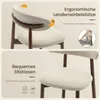 COLAMY 2er-Set Barhocker, moderne Thekenstühle mit Produktbild-Vorschau 9