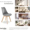 Chaises de salle à manger FRÉDÉRIQUE style scandinave - Voir les images du produit 7