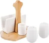 Orion | Slánka a pepřenka - Bílá - Porcelán - se stojánkem Náhled obrázku produktu 4