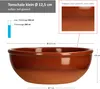 sada 6 servírovacích misek Ø 12 cm Hnědě glazovaná Náhled obrázku produktu 2