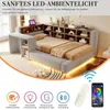 STILVORA gestoffeerd bed 90x200 cm met meerlaags Productafbeelding-voorbeeld 6