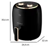 ELDOM FR35, Frytkownica na gorące powietrze, 3,5 l, 80 °C, Podgląd zdjęcia produktu 3