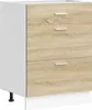 vidaXL Armoire basse de cuisine Lyon Chêne Sonoma Matériau Voir les images du produit 1