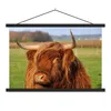 MuchoWow® Textilposter Schottischer Highlander - Gras - Produktbild-Vorschau 1