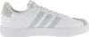 A side view of a white Adidas sneaker with light gray stripes. Produktbild-Vorschau