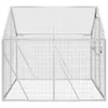 vidaXL Volière argentée 1,79x2x1,85 m aluminium Voir les images du produit 4