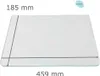 Kühlschrank Einlegeboden - Strukturglas Kathedral 4 mm - 2 Produktbild-Vorschau 1