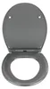 WENKO Premium Siège de WC Samos Gris Abaissement Voir les images du produit 3